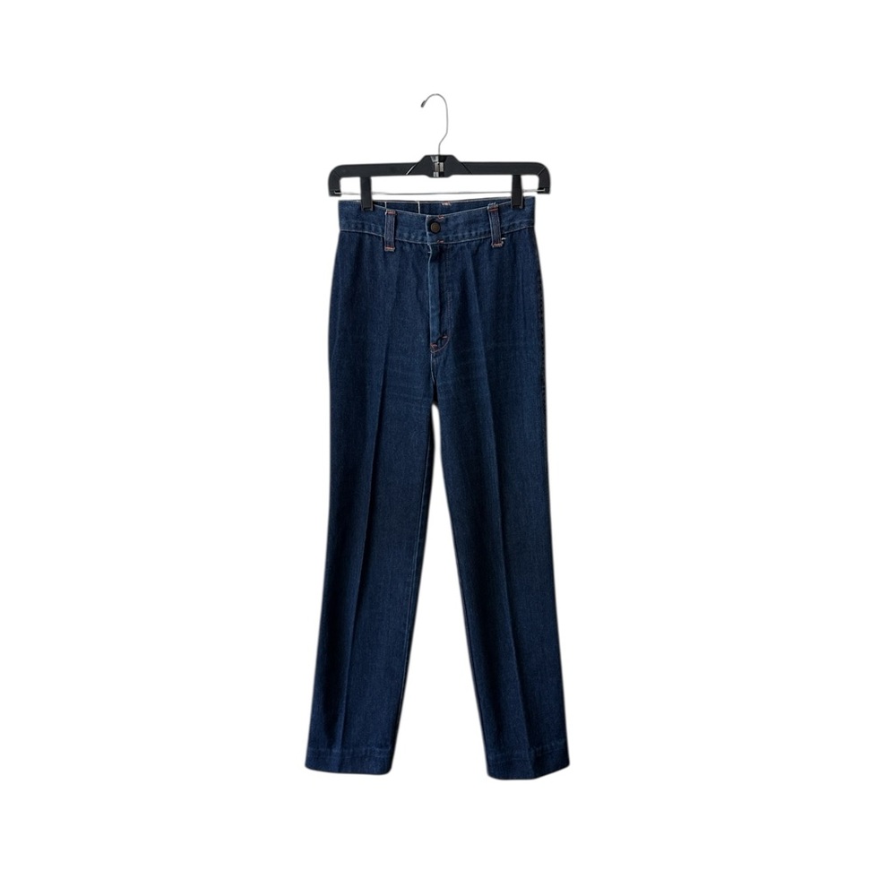 Vintage Action West High Rise Jeans Embroidered Back Pocket Size XS/S